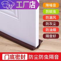 Door bottom sealing strip door slit Soundproofing Strips Windproof of anti-cockroach Room door feet Slit Shield Self-adhesive Anti-theft