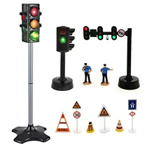 Childrens traffic signs traffic lights toy signs middle class puzzle area kindergarten big class construction area materials