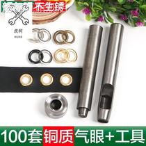 Clothing Fabric Puncher Hand Cirque holes buckle Sub-tarpaulin Canvas Clasp Ring Iron Ring Girdle Iron Ring Cloth