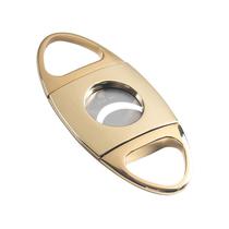 Thickened Cigar Cutter Scissors Double Edge Stainless Steel Cuban Cigar Mens Black Gold Accessories