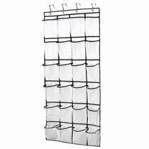 Amazons new 24 grid non-woven Oxford cloth mesh pocket fabric slippers door rear finishing storage hanging bag