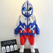  Ultraman clothes boy autumn suit handsome fashionable trendy childrens clothing autumn sports boys spring and autumn Sero