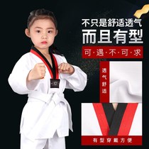 Cotton Taekwondo clothing childrens training uniforms for junior adults