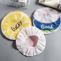 Cute fruit styling waterproof shower cap household bath headgear kitchen cooking cooking oil smoke-proof hat
