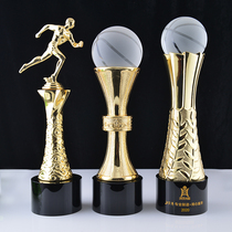 Crystal Golf Football Basketball Trophy Badminton Tennis Marathon Running Trophy Commemorative Brand Gifts