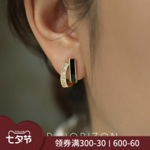 AIR-HORIZON Light Extravagant Earrings Woman Fashion Ear Rings Zircon Nails New Unique Superior High Sense Niche Ear Accessories