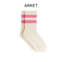ARKET boys and girls cotton striped socks two pairs 2021 Autumn New 0833641011