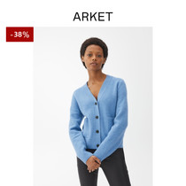 ARKET womens clothing base Shirts Light Blue 2022 Early Spring New Article 0584165030