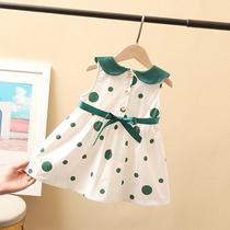 Girls Dress summer little girl skirt Children pure cotton princess dress 2021 new summer dress skirt