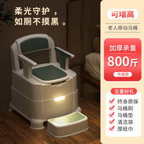 Movable toilet for the elderly home pregnant women toilet indoor patient elderly toilet chair portable toilet stool