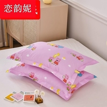 A pair of cotton pillow sleeve single student dorm sleeping sleeve with a pair of 4874cm complete