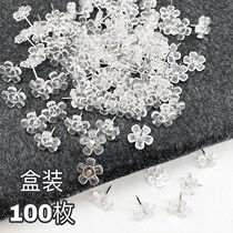 Applicable to transparent flower cork board Press nail art I-shaped nail 100