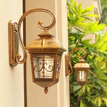 Solar Outdoor Waterproof Wall Lamp Outdoor Villa Garden Courtyard Lamp Eurostyle Hallway Aisle Gate External Wall Lamp
