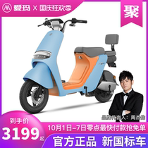 Emma official 48V lithium battery battery car small booster car new national standard electric bicycle