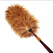 Chicken feather duster household car dust duster does not lose hair Retractable Zenzi sweep ash Pure handmade blanket cleaning
