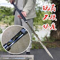 Longquan City Manganese Steel One Sword Car Body Defense Sword Long Outdoor Knives Hard Cold Weapon Unopened Blade