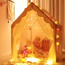 Childrens tent solid wood indoor girl small house space astronaut unicorn Boy Princess game house pink