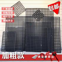 Grid clothing store lattice iron display rack exhibition barbed wire mesh black frame mesh wall mesh frame photo