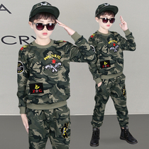 Boys Spring Suit Kids Camouflage Suit Spring and Autumn Special Forces Boys Military Uniform Kids Middle Boy Spring Sports Police Uniform