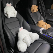 Car waist in winter New cushion waist cushion cartoon cute car seat lumbar support car waist support car waist protection products women