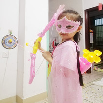 Childrens archery Crossbow toy set sucker quiver arrow target boys and girls dress up shooting indoor and outdoor leisure props