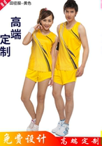 Autumn and winter team badminton sportswear suit table tennis clothing jacket mens and womens track and field games custom-made entry uniforms