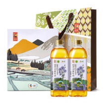 Medium grain first extraction linseed oil gift box 1L* 2 bottled