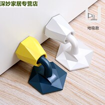 Silicone door suction-free anti-crashers fixed washroom toilet door suction door rear home door door touch wall suction