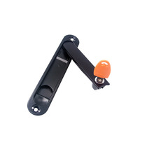 King Kong screen window lock Flat open invisible anti-theft lock Handle lock Gear lock Fork lock Flat open King Gang screen window lock