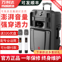 Wanlida audio outdoor Lever High Power square dance Bluetooth K song with microphone master 12 inch 15 18 Speaker