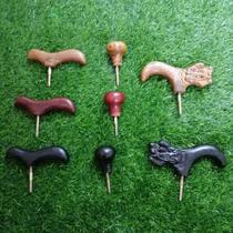 Solid wood crutch handle wood armrests red wood Handshake Stick head Crutch Accessories Exclusive suitable for substitutable ins