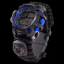 Multifunctional outdoor woven survival paratrooper rope waterproof watch bracelet self-defense field survival tactics special bracelet