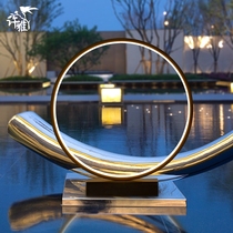 New Chinese Modern Courtyard View Lantern Round Lamp Outdoor Arrangement Waterproof Park Villa Floor Led Grass Terrace Lamp