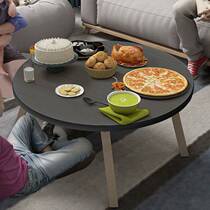 Day-style tatami foldable round-shaped kang table short table tea table small tea table short table sitting ground window table floating window table ground table