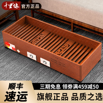  Qianliyuan solid wood heater Household foot warmer baking foot fire box Electric fire bucket baking stove box Rectangular baking stove