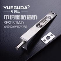 Dark Bolt stainless steel primary door security door l type 6 inch upper and lower double door lock catch old wood door lock heaven and heaven bolt