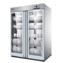  Demas commercial disinfection cabinet vertical double-door stainless steel large-capacity chopsticks teacup Hotel cleaning cabinet cupboard machine