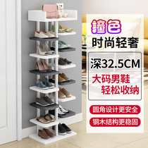 Shoe rack Home door Indoor good-looking door corner into the home space-saving storage multi-layer simple small narrow shoe cabinet
