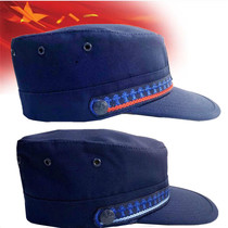 Flame blue hat Fire training cap Winter blue outdoor outdoor training cap Rescue summer training cap