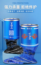 The source of the fishery net bag fishing woven fish bag anti-hanging fishing bag multi-function thick-coated fishermen quick-drying