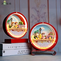 Creative Yongsheng Flowers Desk Lamp Swing Piece Home Bedroom Bed headlights Valentines Day Gift Wedding Jo relocating to the festival