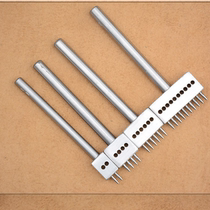 Handmade leather tools porous row round chopping round hole leather tool diy leather seam leather hole punch
