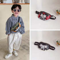 Childrens shoulder bag 2021 New handsome boy chest bag foreign girl bag baby running bag children shoulder bag