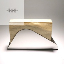 Restaurant paper towel rack Cartoon table paper towel rack Mirror Hotel coffee shop simple napkin seat Triangle vertical