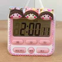 Rubiks Cube timing device writing homework timer pupils delay cute alarm clock dual-use self-discipline family use