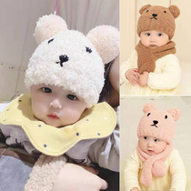 Baby female baby baby girl hat cute Super Cute Princess female treasure autumn and winter children thick in winter