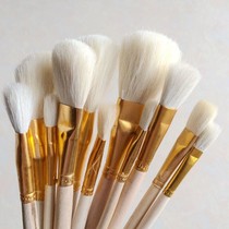 Professional gold wool brush paint ceramic watercolor craft Head S Pen oil painting brush color brush soft painting brush