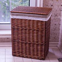 Dirty laundry containing basket Dirty Laundry Basket of Dirty Laundry Basket Laundry Basket Willow clothes Bucket Household with cover clothes Lou