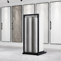 Tile display rack 800 pull-out rack Ceramic display rack Vertical floor-to-ceiling push-pull large plate sample display rack