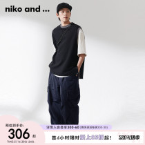 niko and Leisure Pants Men in the summer of 2023 new loose pure color outdoor pants 187892